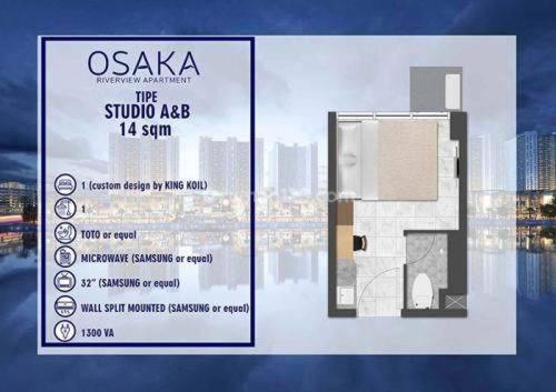 Osaka Riverview Apartman Tangerang Kültér fotó